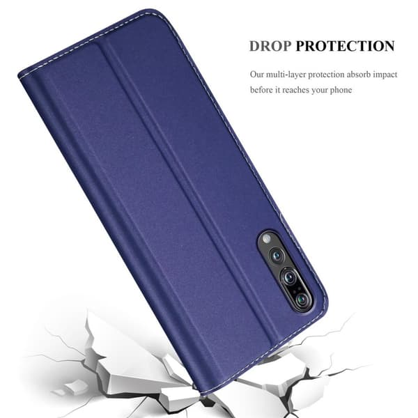 Huawei P20 PRO / P20 PLUS Skal Fodral med magnetisk stängning, ståfunktion och kortficka Mobilskydd