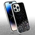 Pikkukuva 6 / 11: iPhone 14 PRO MAX Suojakuori Suojakotelo joustavasta TPU-silikonista jossa on kimaltelevaa glitteriä
