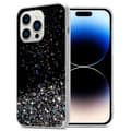 Pikkukuva 2 / 11: iPhone 14 PRO MAX Suojakuori Suojakotelo joustavasta TPU-silikonista jossa on kimaltelevaa glitteriä