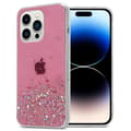 Pikkukuva 2 / 11: iPhone 14 PRO MAX Suojakuori Suojakotelo joustavasta TPU-silikonista jossa on kimaltelevaa glitteriä