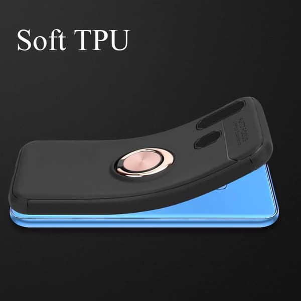 Samsung Galaxy A40 Skal Skyddsfodral Fodral med fokusring av TPU-silikon
