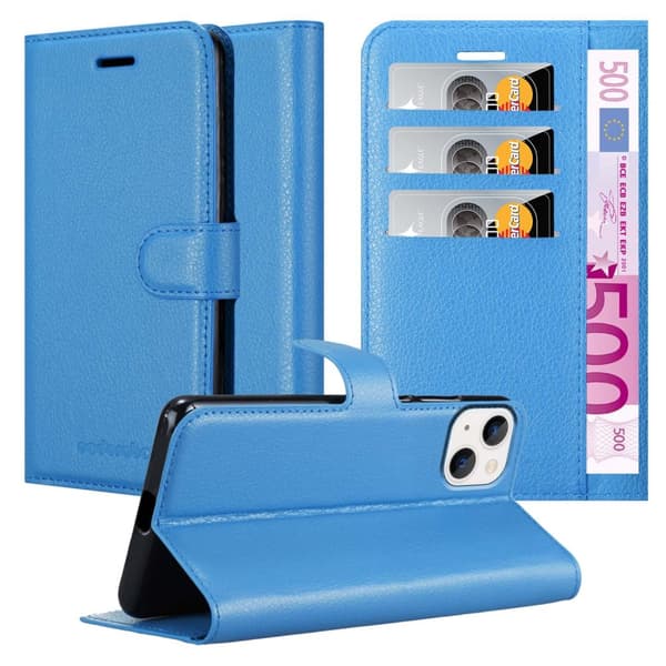 iPhone 14 Plånboksfodral Fodral Skal Case med magnetisk stängning, ståfunktion och kortplats