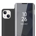Miniatyrbild 1 av 7: iPhone 14 PLUS Skal Plånboksfodral Clear View Mirror Skyddsomslag med standfunktion 360 graders skydd