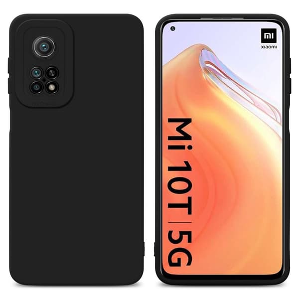 Xiaomi Mi 10T / Mi 10T PRO Suojakuori Suojakotelo valmistettu joustavasta TPU-silikonista FLUID MUSTA