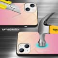 Miniatyrbild 3 av 7: iPhone 14 Skal Fodral i två färger av TPU-silikon och baksida av härdat glas Case Cover Mobilskydd