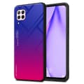 Miniatyrbild 1 av 7: Huawei NOVA 6 SE / P40 LITE / NOVA 7i Skal Fodral i två färger av TPU-silikon och baksida av härdat glas Case Cover Mobilskydd