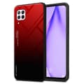 Miniatyrbild 1 av 7: Huawei NOVA 6 SE / P40 LITE / NOVA 7i Skal Fodral i två färger av TPU-silikon och baksida av härdat glas Case Cover Mobilskydd