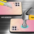 Miniatyrbild 3 av 7: Huawei NOVA 6 SE / P40 LITE / NOVA 7i Skal Fodral i två färger av TPU-silikon och baksida av härdat glas Case Cover Mobilskydd