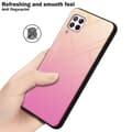 Miniatyrbild 6 av 7: Huawei NOVA 6 SE / P40 LITE / NOVA 7i Skal Fodral i två färger av TPU-silikon och baksida av härdat glas Case Cover Mobilskydd