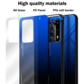 Miniatyrbilde 7 av 7: Deksel til Huawei P40 PRO / P40 PRO+ Silikondeksel av TPU-silikon og bakside av herdet glass