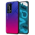 Miniatyrbilde 1 av 7: Deksel til Huawei P40 PRO / P40 PRO+ Silikondeksel av TPU-silikon og bakside av herdet glass