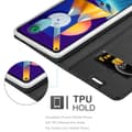 Miniatyrbilde 5 av 8: Deksel til Samsung Galaxy A11 / M11 Lommebokdeksel med magnetisk lukking, stativfunksjon og kortlomme