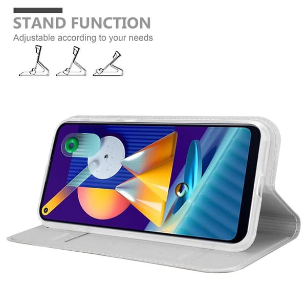 Samsung Galaxy A11 / M11 Suojakotelo Suojakuori Lompakkokotelo Matkapuhelinkotelo jossa magneettisuljenta, jalusta-toiminto ja korttitasku