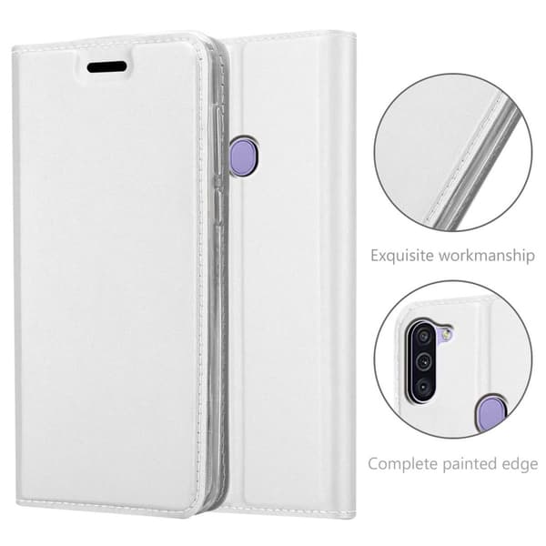 Deksel til Samsung Galaxy A11 / M11 Lommebokdeksel med magnetisk lukking, stativfunksjon og kortlomme