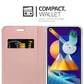 Miniatyrbilde 4 av 8: Deksel til Samsung Galaxy A11 / M11 Lommebokdeksel med magnetisk lukking, stativfunksjon og kortlomme