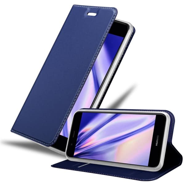 Huawei NOVA 2 Suojakotelo Suojakuori Lompakkokotelo Matkapuhelinkotelo jossa magneettisuljenta, jalusta-toiminto ja korttitasku LUOKKAINEN TUMMIEN SININEN