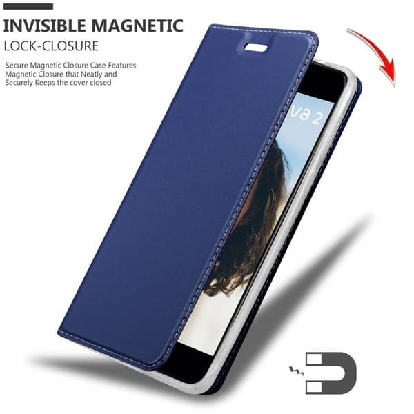 Huawei NOVA 2 Suojakotelo Suojakuori Lompakkokotelo Matkapuhelinkotelo jossa magneettisuljenta, jalusta-toiminto ja korttitasku