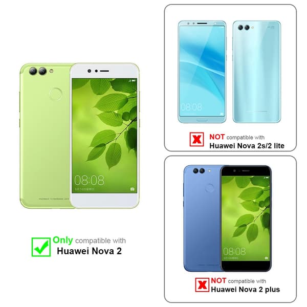 Huawei NOVA 2 Suojakotelo Suojakuori Lompakkokotelo Matkapuhelinkotelo jossa magneettisuljenta, jalusta-toiminto ja korttitasku