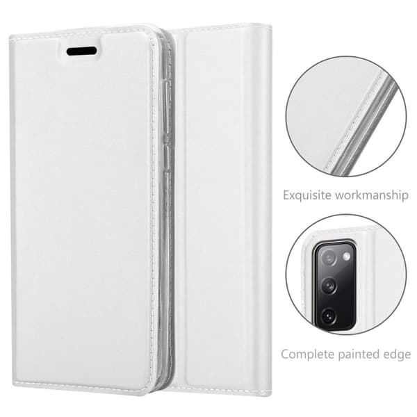 Deksel til Samsung Galaxy S20 FE Lommebokdeksel med magnetisk lukking, stativfunksjon og kortlomme