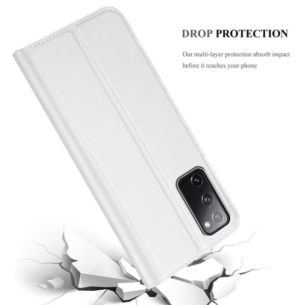 Deksel til Samsung Galaxy S20 FE Lommebokdeksel med magnetisk lukking, stativfunksjon og kortlomme
