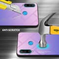 Miniatyrbilde 3 av 7: Deksel til Huawei P30 LITE Silikondeksel av TPU-silikon og bakside av herdet glass