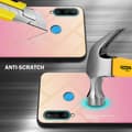 Miniatyrbilde 3 av 7: Deksel til Huawei P30 LITE Silikondeksel av TPU-silikon og bakside av herdet glass