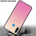 Miniatyrbilde 4 av 7: Deksel til Huawei P30 LITE Silikondeksel av TPU-silikon og bakside av herdet glass