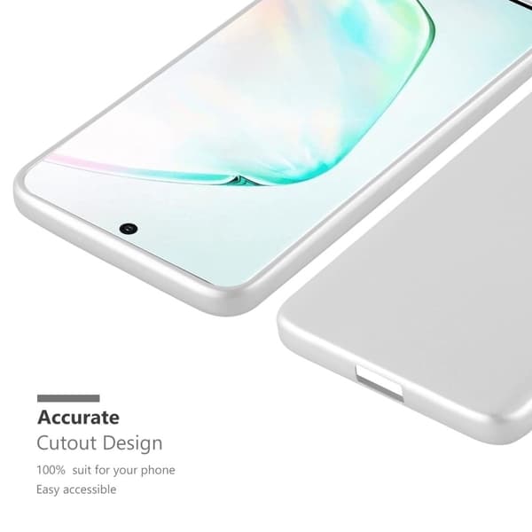 Deksel til Samsung Galaxy NOTE 10 Beskyttelsesdeksel laget av fleksibelt TPU-silikon