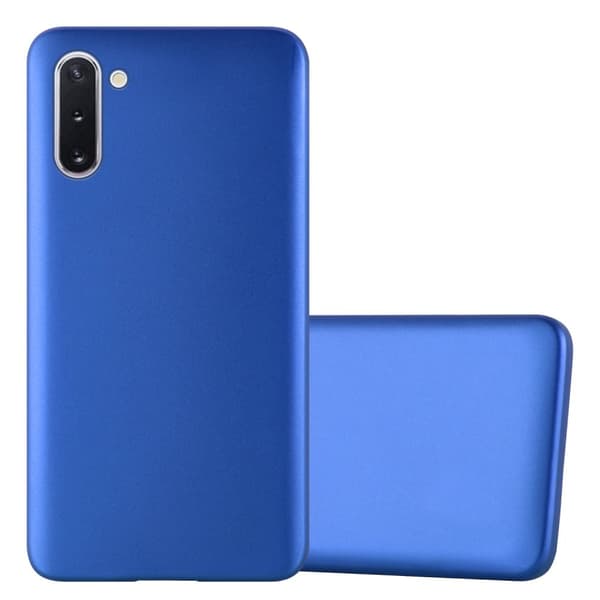 Deksel til Samsung Galaxy NOTE 10 Beskyttelsesdeksel laget av fleksibelt TPU-silikon METALLISK BLÅ