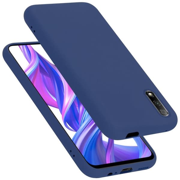 Deksel til Huawei Y9S Silikondeksel TPU Case Cover LIQUID BLÅ
