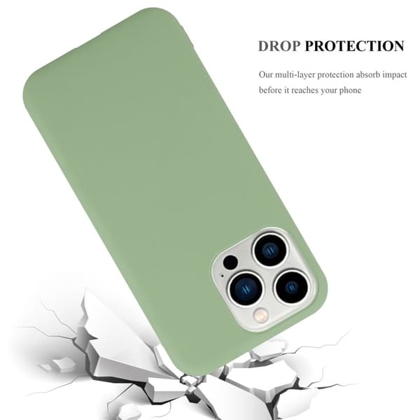 iPhone 14 PRO Skal Fodral Case Cover Mobilskydd av flexibelt TPU-silikon