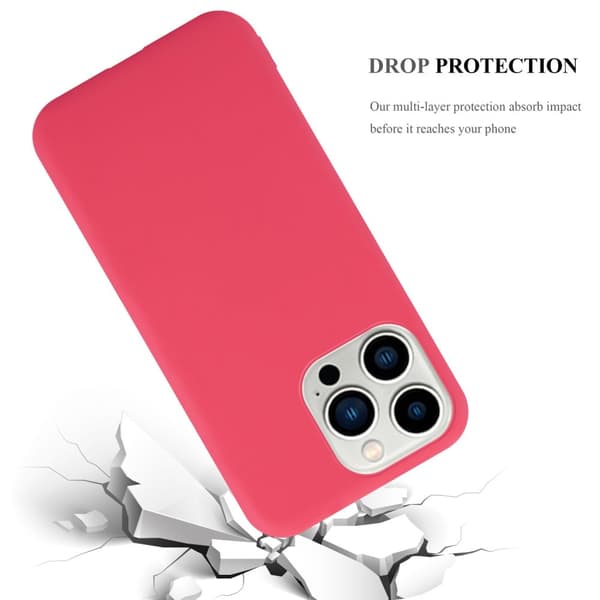 iPhone 14 PRO Skal Fodral Case Cover Mobilskydd av flexibelt TPU-silikon