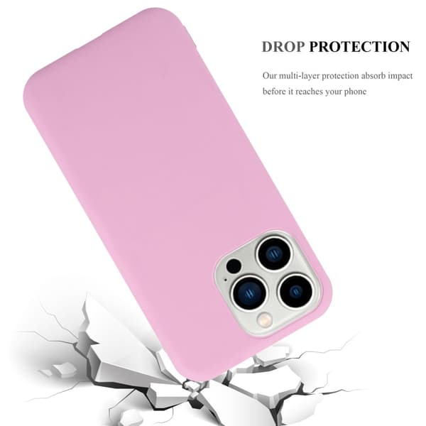 iPhone 14 PRO Skal Fodral Case Cover Mobilskydd av flexibelt TPU-silikon