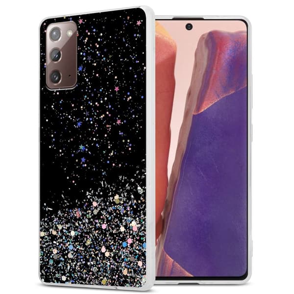 Deksel til Samsung Galaxy NOTE 20 med glitrende glitter