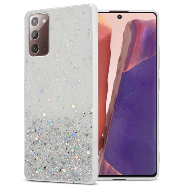 Deksel til Samsung Galaxy NOTE 20 med glitrende glitter