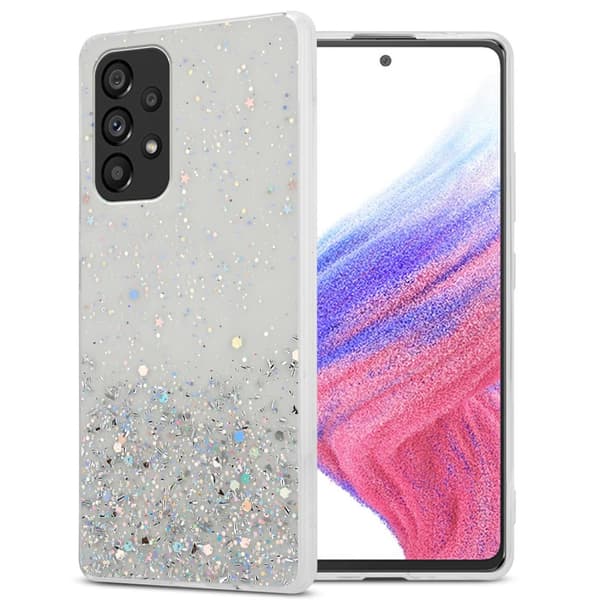 Deksel til Samsung Galaxy A53 5G med glitrende glitter