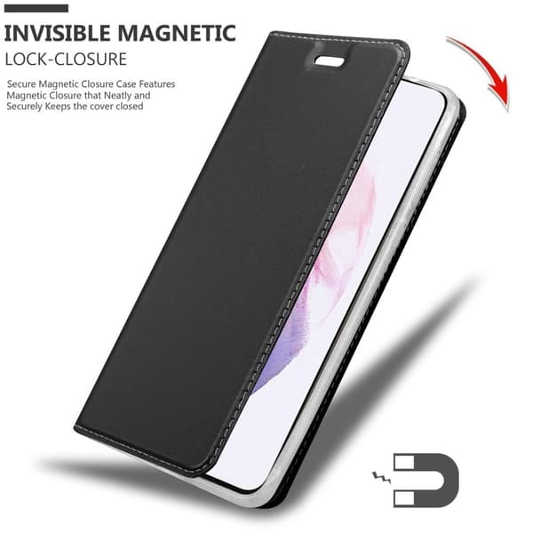 Deksel til Samsung Galaxy S21 PLUS Lommebokdeksel med magnetisk lukking, stativfunksjon og kortlomme