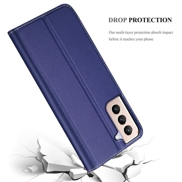 Samsung Galaxy S21 PLUS Skal Fodral med magnetisk stängning, ståfunktion och kortficka Mobilskydd