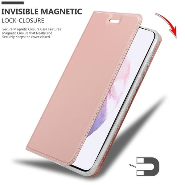 Deksel til Samsung Galaxy S21 PLUS Lommebokdeksel med magnetisk lukking, stativfunksjon og kortlomme