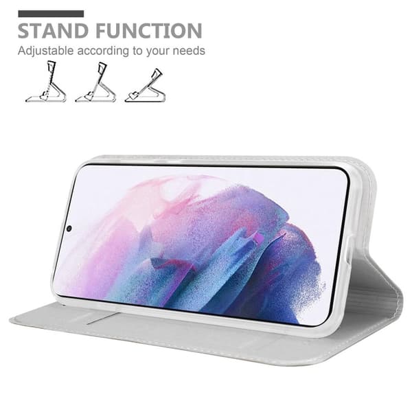 Deksel til Samsung Galaxy S21 PLUS Lommebokdeksel med magnetisk lukking, stativfunksjon og kortlomme