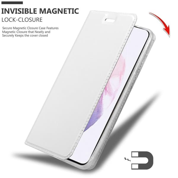 Deksel til Samsung Galaxy S21 PLUS Lommebokdeksel med magnetisk lukking, stativfunksjon og kortlomme