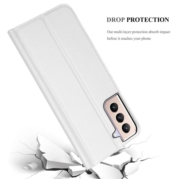 Samsung Galaxy S21 PLUS Skal Fodral med magnetisk stängning, ståfunktion och kortficka Mobilskydd