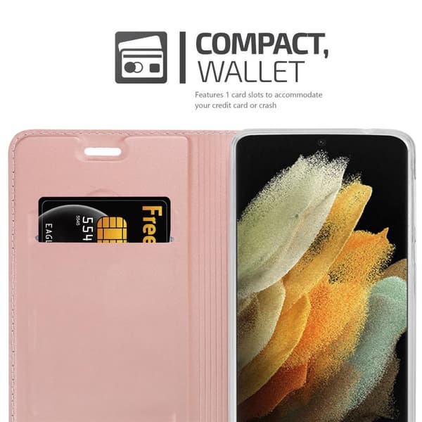 Samsung Galaxy S21 ULTRA Suojakotelo Suojakuori Lompakkokotelo Matkapuhelinkotelo jossa magneettisuljenta, jalusta-toiminto ja korttitasku