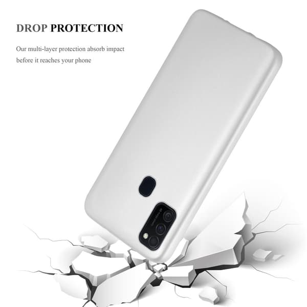 Samsung Galaxy M21 / M30s Skal Fodral Mobilskydd av flexibelt TPU-silikon