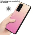 Miniatyrbilde 6 av 7: Deksel til Huawei P40 Silikondeksel av TPU-silikon og bakside av herdet glass