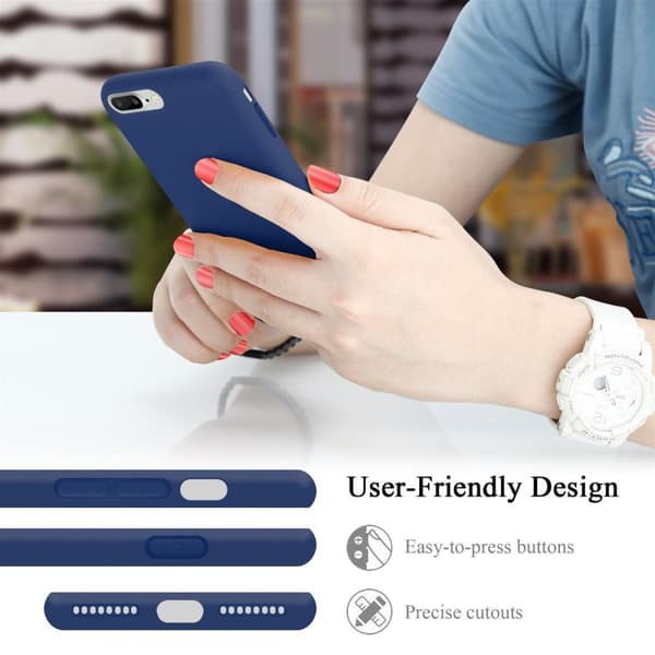Deksel til iPhone 7 PLUS / 7S PLUS / 8 PLUS Silikondeksel TPU Case Cover