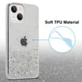 Pikkukuva 4 / 7: iPhone 14 PLUS Suojakuori Suojakotelo joustavasta TPU-silikonista jossa on kimaltelevaa glitteriä