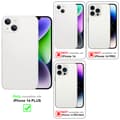 Pikkukuva 2 / 7: iPhone 14 PLUS Suojakuori Suojakotelo joustavasta TPU-silikonista jossa on kimaltelevaa glitteriä