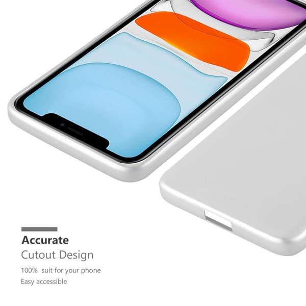 Deksel til iPhone 11 Beskyttelsesdeksel laget av fleksibelt TPU-silikon