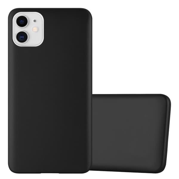 iPhone 11 Skal Fodral Mobilskydd av flexibelt TPU-silikon METALLISKT SVART